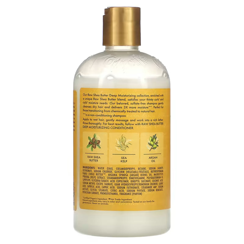 Raw Shea Butter Deep Moisturizing Shampoo – SheaMoisture