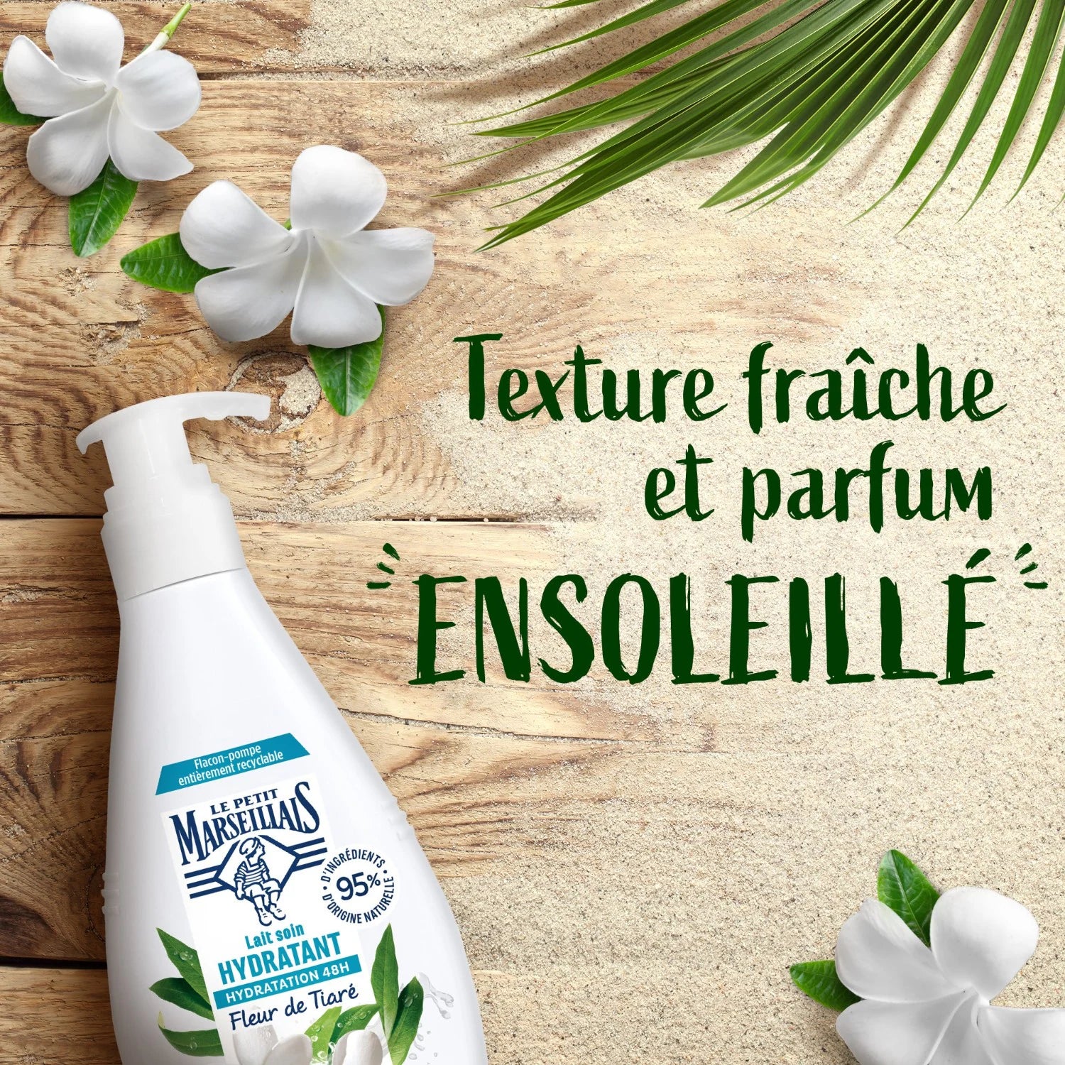 Le Petit Marseillais – Lait Soin Hydratant Fleur de Tiaré - 250ml