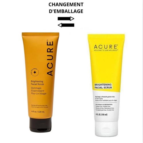 ACURE- Brightening Facial Scrub, 118mL