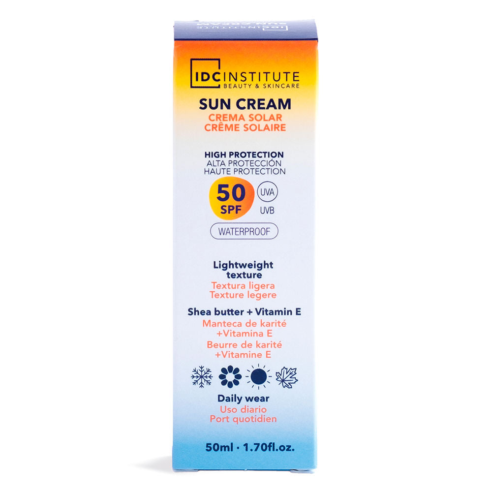 IDC Institute – Crème Solaire Visage SPF50 Waterproof (50 ml)