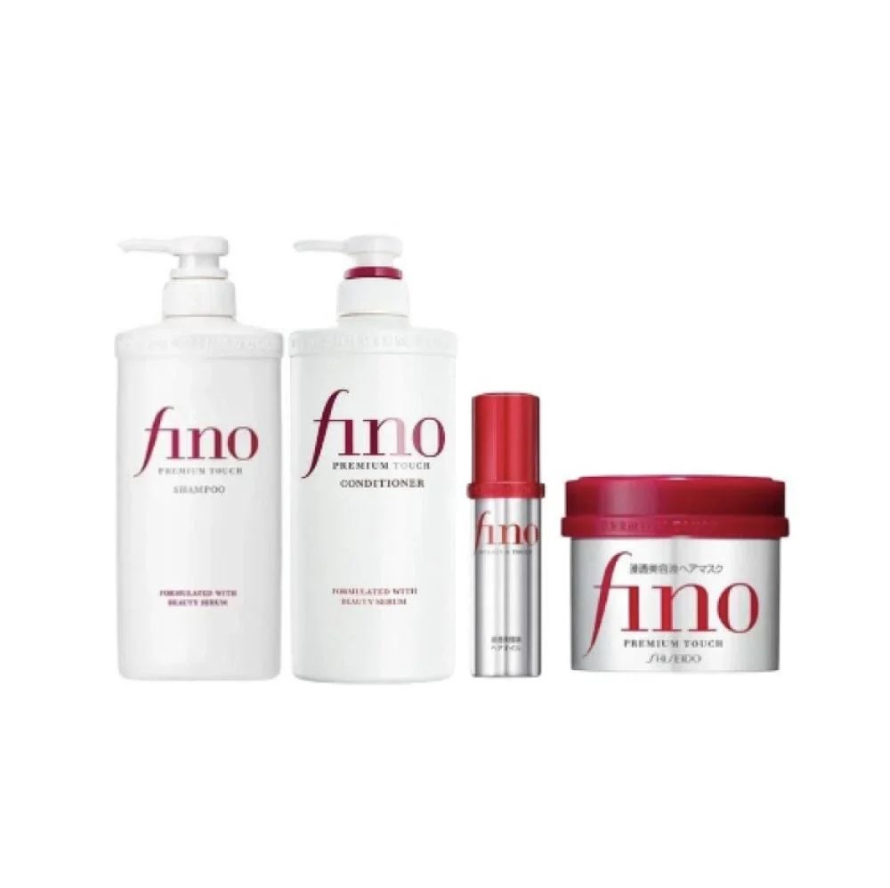 Pack Fino Premium Touch – Shiseido (Shampoo + Conditioner + Hair Mask + Hair Oil)