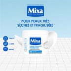 Mixa – Crème Céramide Protection – Visage, Corps, Mains