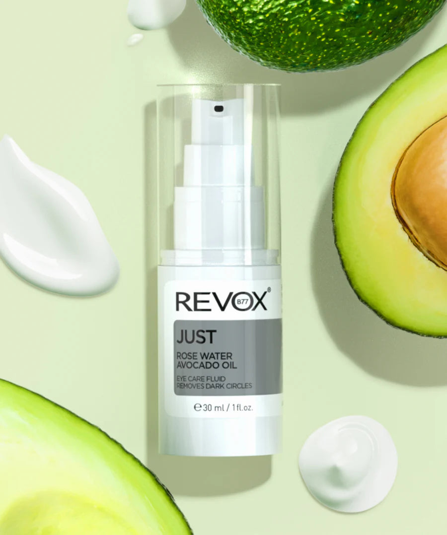 REVOX B77 JUST Fluide Contour des Yeux à l’Huile d’Avocat et à l’Eau de Rose