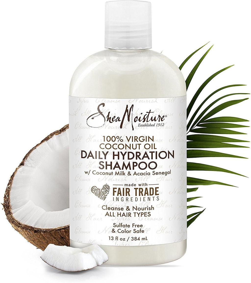 100% Virgin Coconut Oil Daily Hydration Shampoo – SheaMoisture