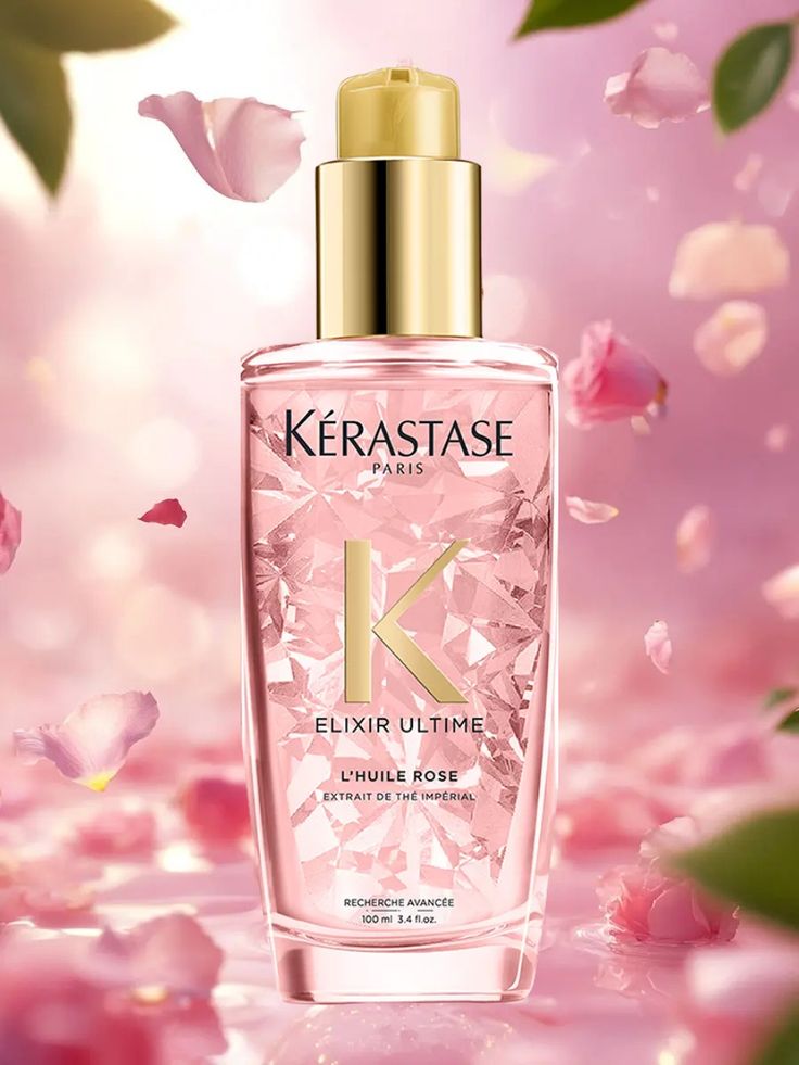 KERASTASE Elixir Ultime L'Huile Rose - Huile sublimatrice de brillance cheveux colorés