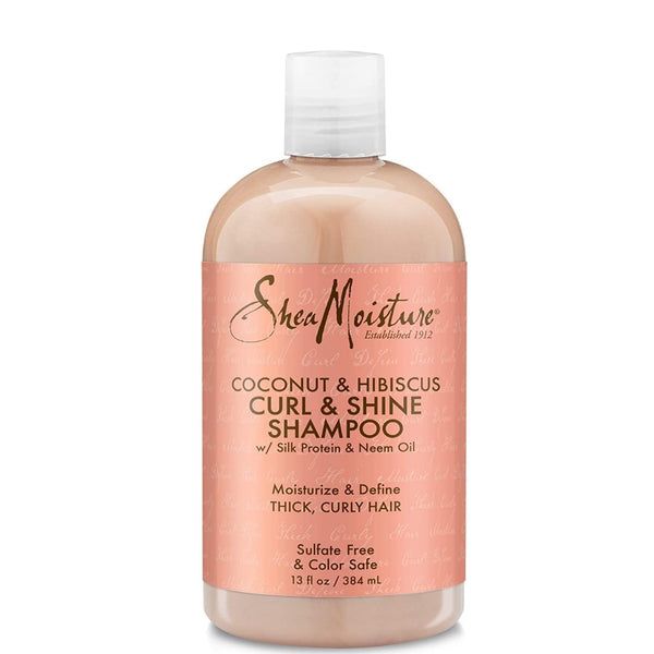 SheaMoisture Coconut & Hibiscus Curl & Shine Hair Shampoo – 384ml