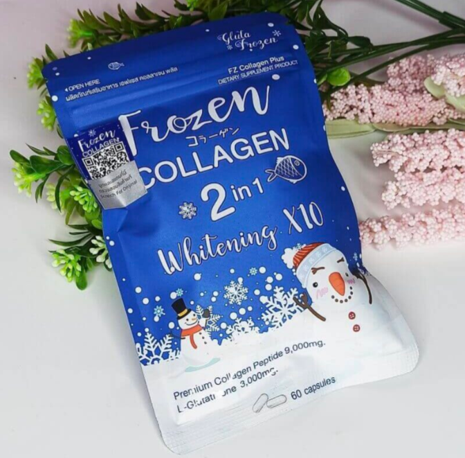 GLUTA FROZEN - Frozen Collagen 2 En 1  - 60 Capsules