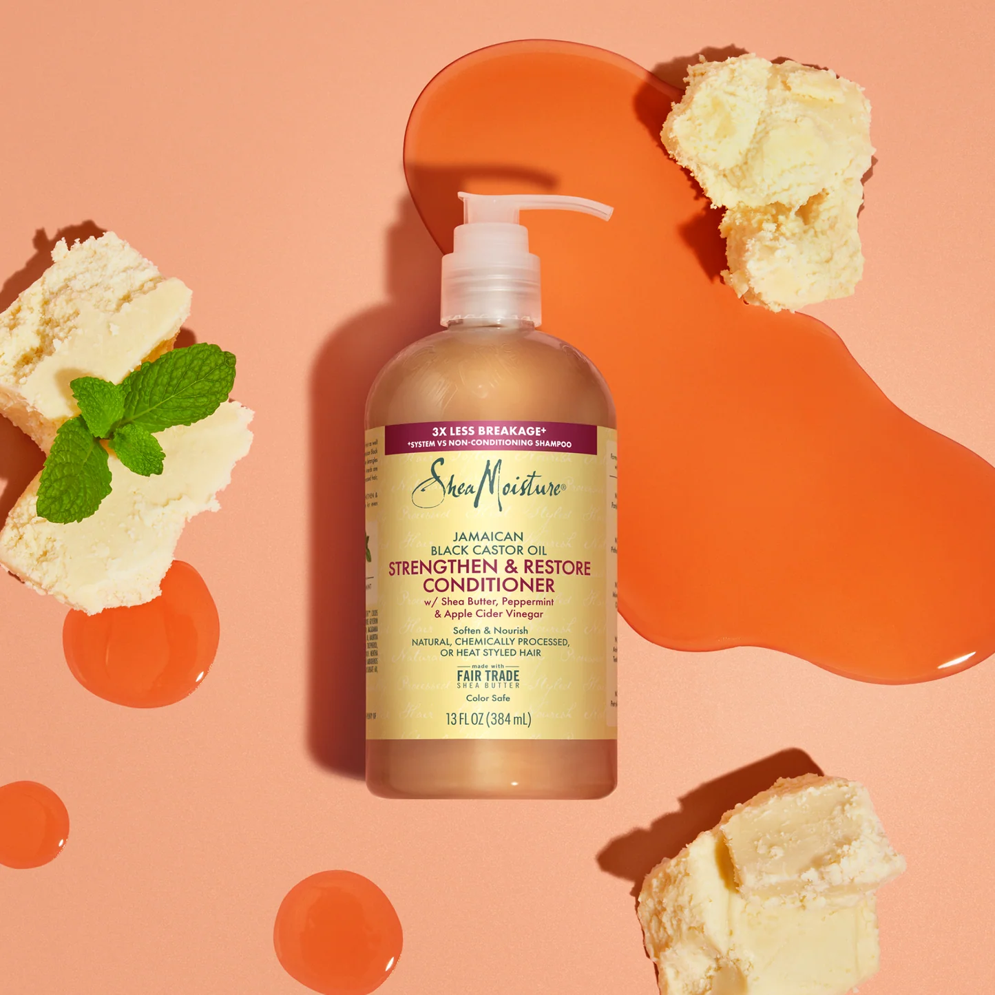 SheaMoisture – Jamaican Black Castor Oil Strengthen & Restore Conditioner - 384 ml