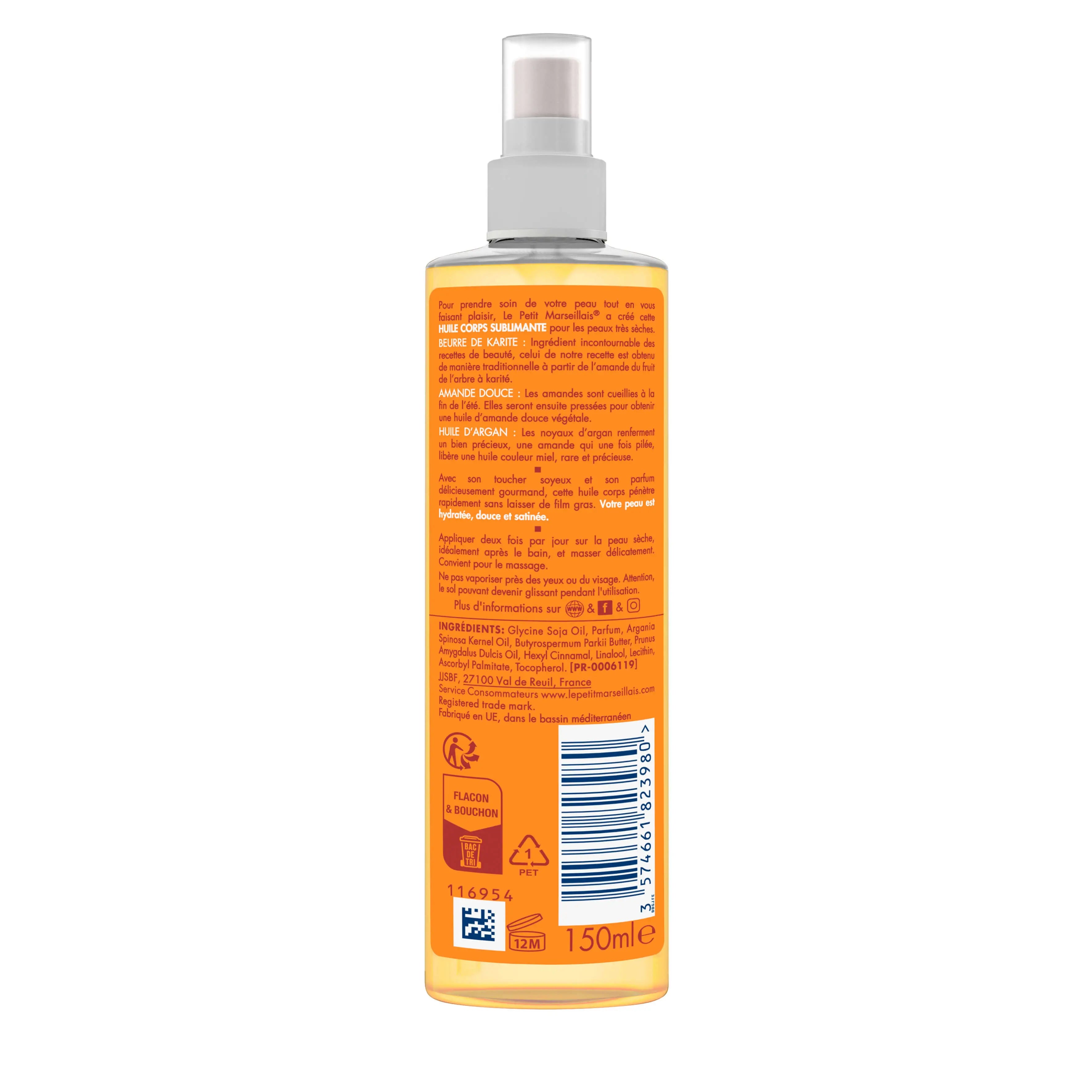 Huile Corps Sublimante – Le Petit Marseillais