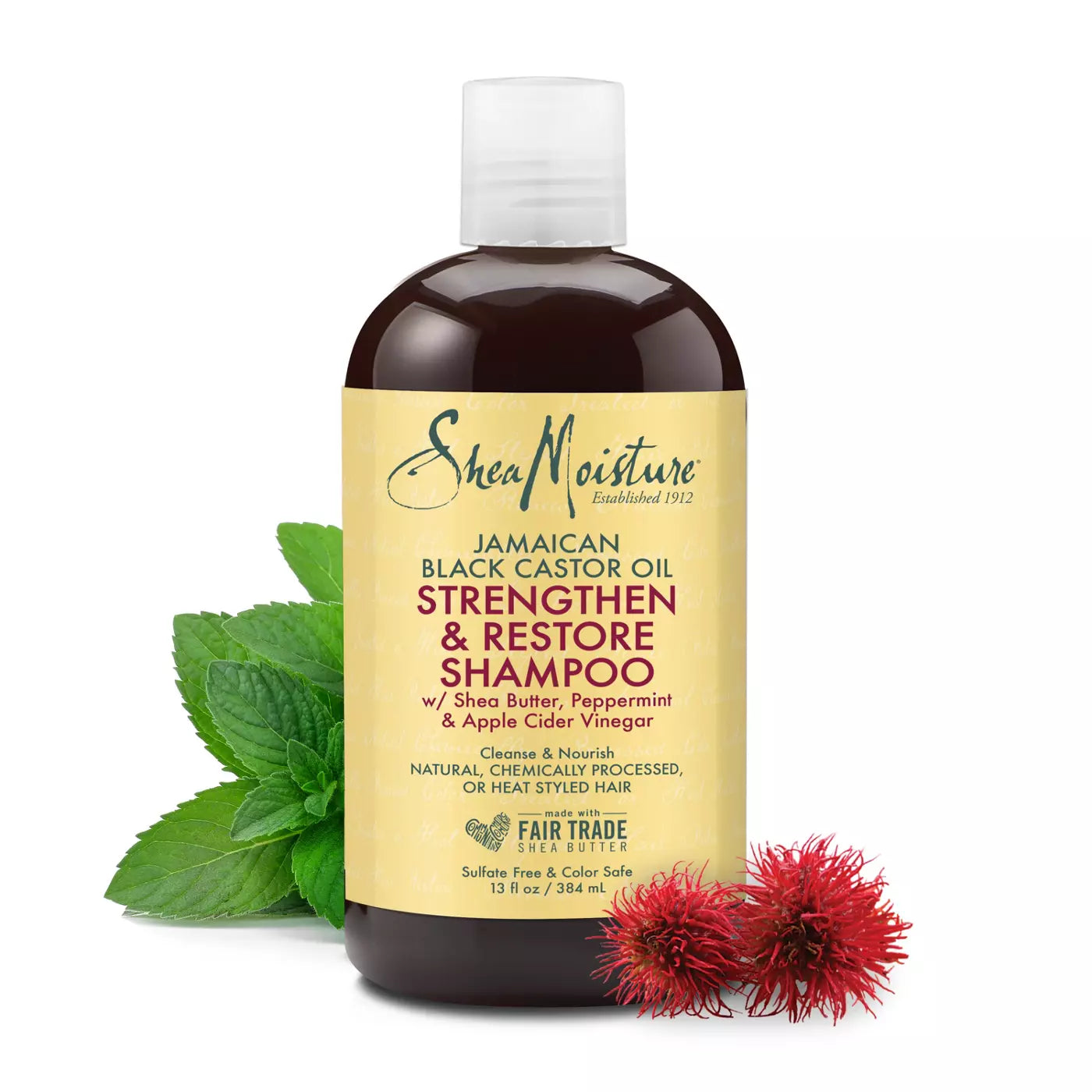 SheaMoisture – Jamaican Black Castor Oil Strengthen & Restore Shampoo – 384 ml