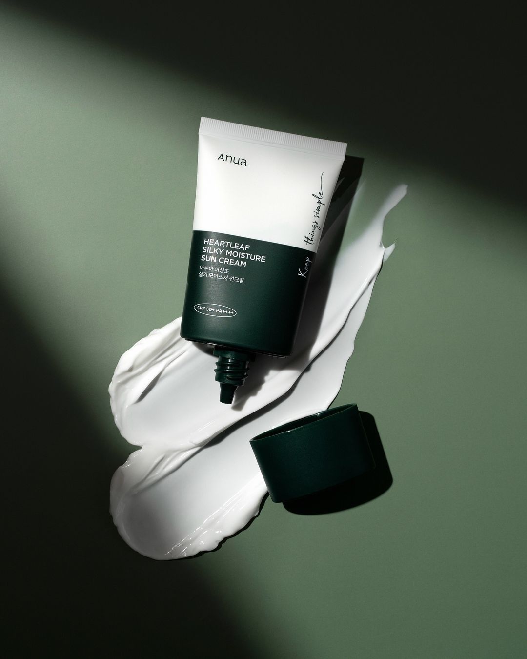 ANUA - Heartleaf Silky Moisture Sun Cream SPF 50+ PA++++ (50ml)