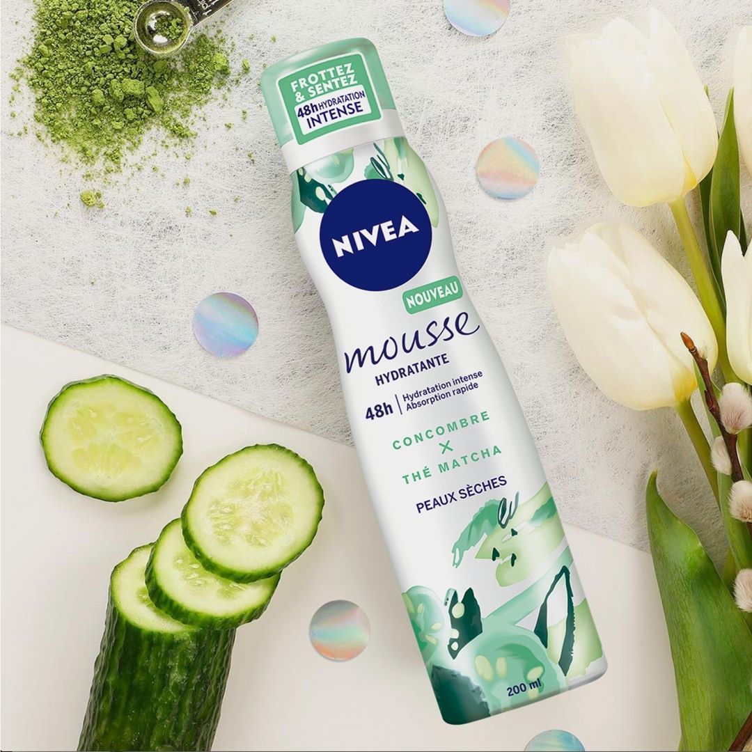 Nivea – Mousse Hydratante Vert - 200ml