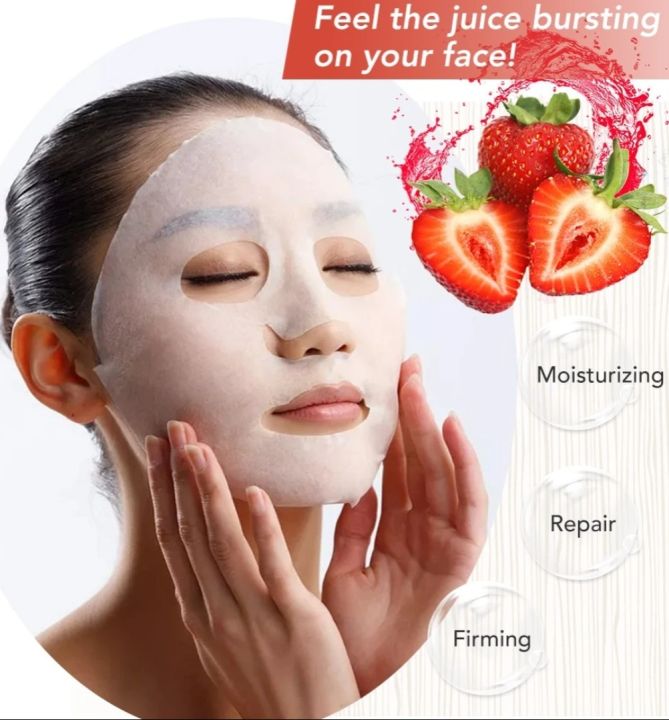 IDC INSTITUTE – Face Mask with Strawberry