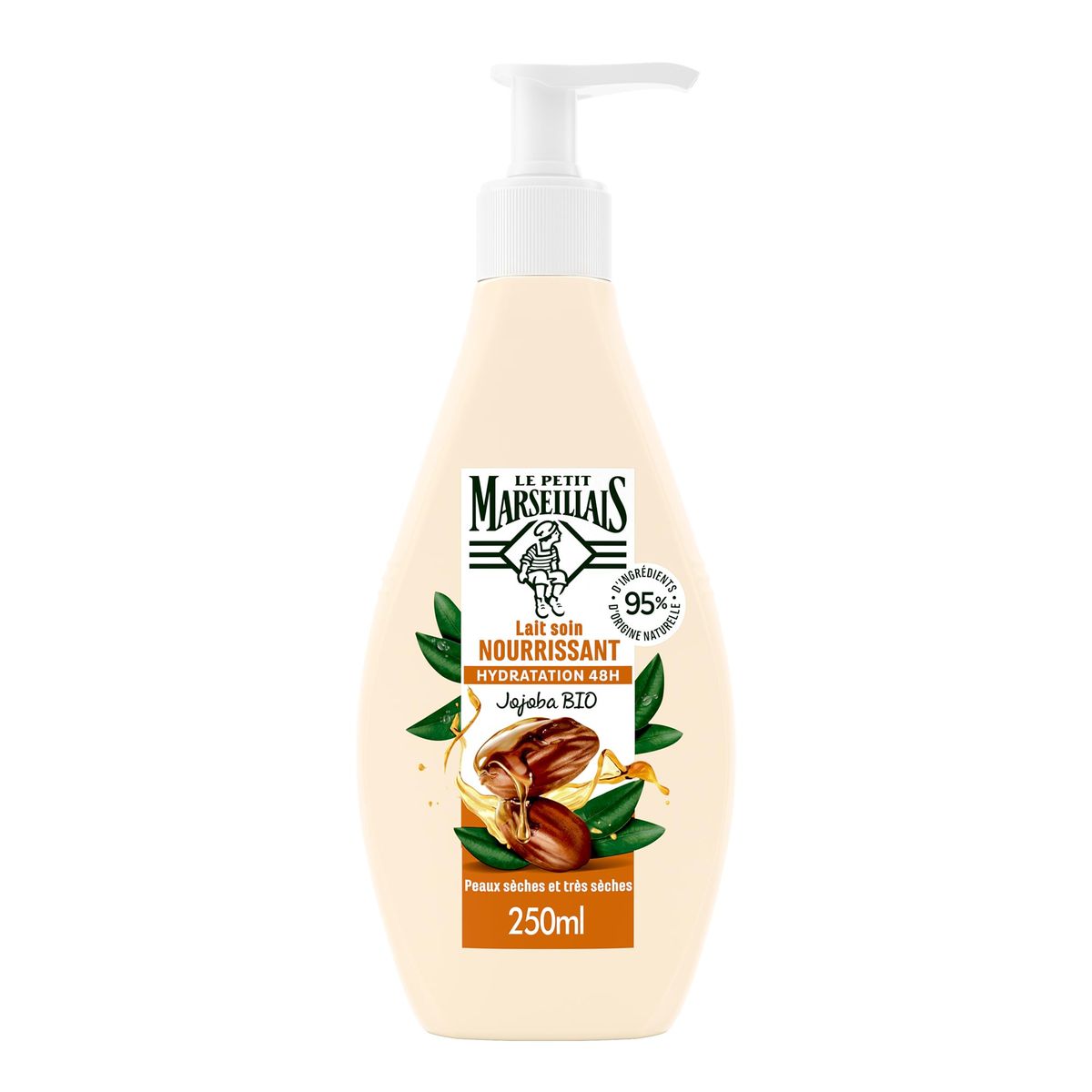 Le Petit Marseillais – Lait Soin Nourrissant Jojoba 250 ml