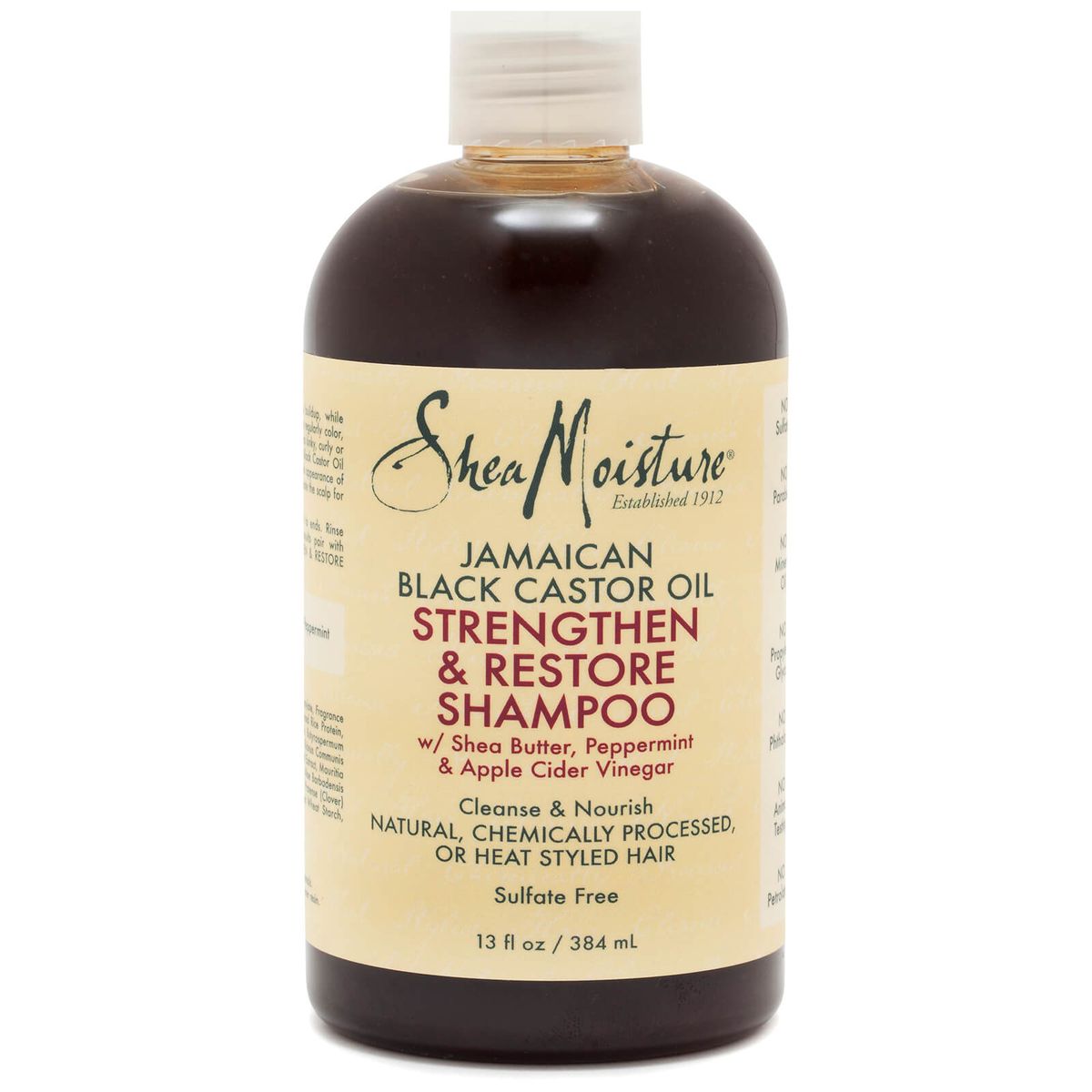 SheaMoisture – Jamaican Black Castor Oil Strengthen & Restore Shampoo – 384 ml