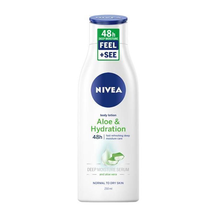 NIVEA – Lait Corps Aloé Vera – Peaux Normales à Sèches – 250 ml